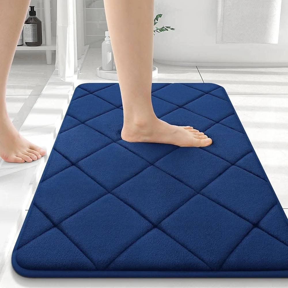 Navy Blue Bath Mat